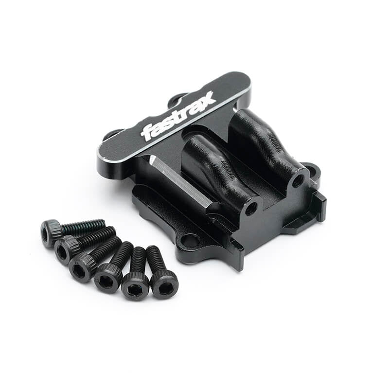 FASTRAX ARRMA GROM/GRANITE ALUM FRONT GEARBOX COVER FTAR056BK
