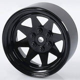 RC4WD 6 LUG WAGON 2.2 Inch STEEL STAMPED BEADLOCK WHEELS (BLACK)