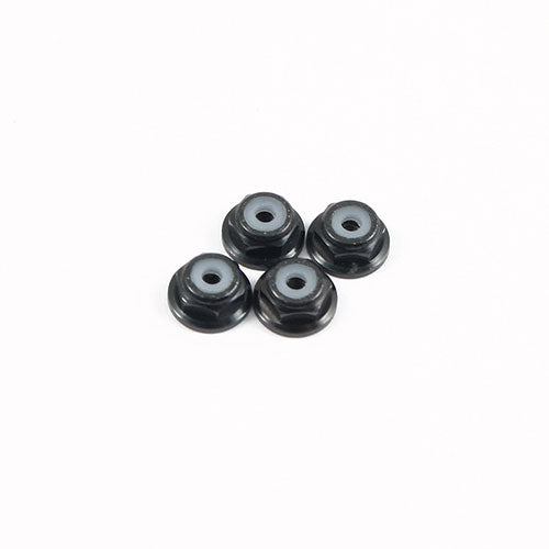 Fastrax M2 Black Flanged Locknuts