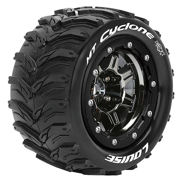 LOUISE RC MT-CYCLONE T-MAXX SOFT 1/2 OFFSET HEX 17MM BLACK CHROME