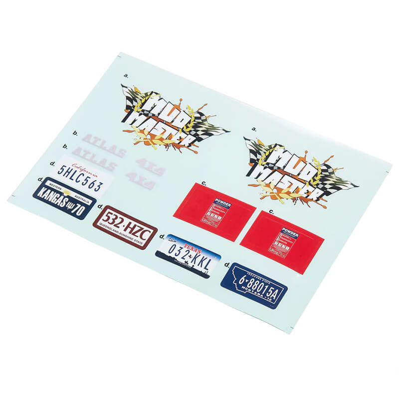 ROC ATLAS 1:10 11036 CAR DECAL SHEET