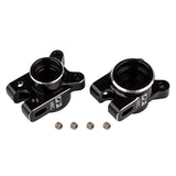 TEAM ASSOCIATED FT RC10B7 REAR HUB SET HRC BLACK ALUMINIUM