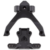 TEAM ASSOCIATED RC10B7 FT TOP PLATE & BALLSTUD MOUNT CARBON