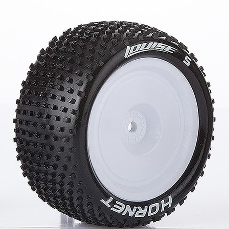 LOUISE RC E-HORNET 1/10 4WD/RR SOFT KYOSHO HEX 12MM WHITE