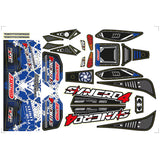 CORALLY BODY DECAL SHEETSYNCRO PRECUT BLUE COLOR