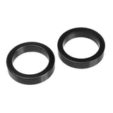 CORALLY ALUMINUM SPACER DRIVEAXLE FRONT BLACK 2 PCS