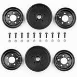 TEAM ASSOCIATED JAY HALSEYRC10 FRONT WHEELS BLACK
