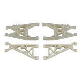 TEAM ASSOCIATED FRONT AND REAR SUSPENSION ARMS WHITE
