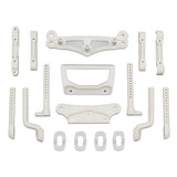TEAM ASSOCIATED DC10 ARM/BODY/ BUMPER MOUNTS NATURAL