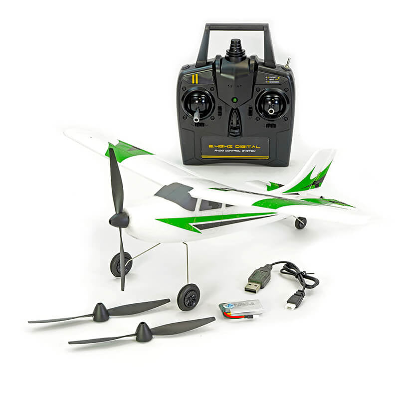 VOLANTEX TRAINSTAR MINI V2 3CH400MM BRUSHED w/GYRO RTF GREEN