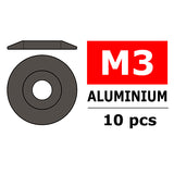 TEAM CORALLY ALUMINIUM WASHER FOR M3 BUTTON HEAD SCREWS O C-3212-30-3
