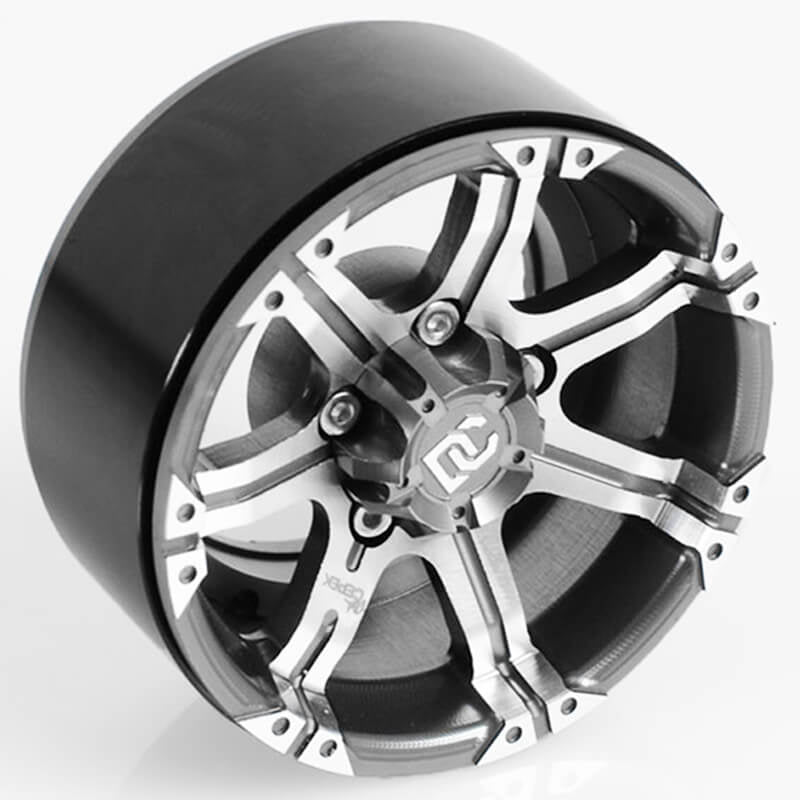 RC4WD DICK CEPEK GUN METAL 7 1.9 Inch INTERNAL BEADLOCK WHEELS