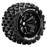 LOUISE RC MT-ROCK 1/8 SPORT 1 /2 OFFSET BLACK EP E-REVO FR &