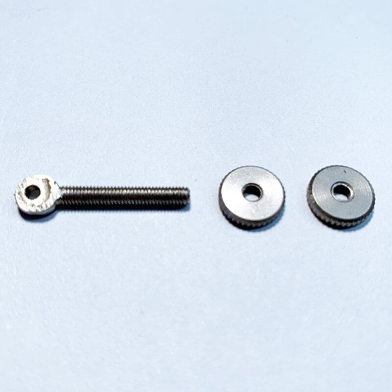 JOYSWAY DF65/95 KNURL WHEELS(2PCS) AND BOLT (1PC)