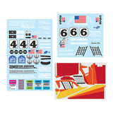 TEAM ASSOCIATED JAY HALSEYWC DECAL SHEET