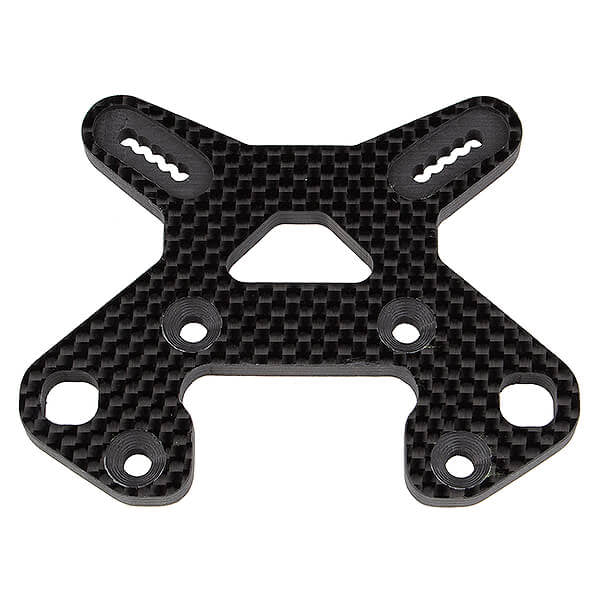 TEAM ASSOCIATED RC8B4 FT FRONT SHOCK TOWER CARBON FIBRE