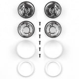 TEAM ASSOCIATED JAY HALSEYRC10 REAR WHEELS CHROME