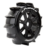 LOUISE RC B-PADDLE 1/8 FR/RR SOFT HEX 17MM SPOKE BLACK