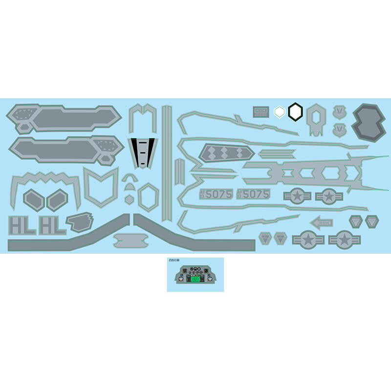XFLY 64MM F-35 DECAL SHEET