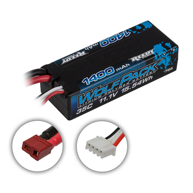 REEDY WOLFPACK LIPO MINI 3000MAH 35C 3S 11.1V W/T-PLUG