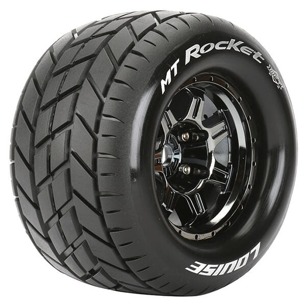 LOUISE RC MT-ROCKET 1/8 SPORT 1/2 Inch OFFSET HEX 17MM BLACK CHROME