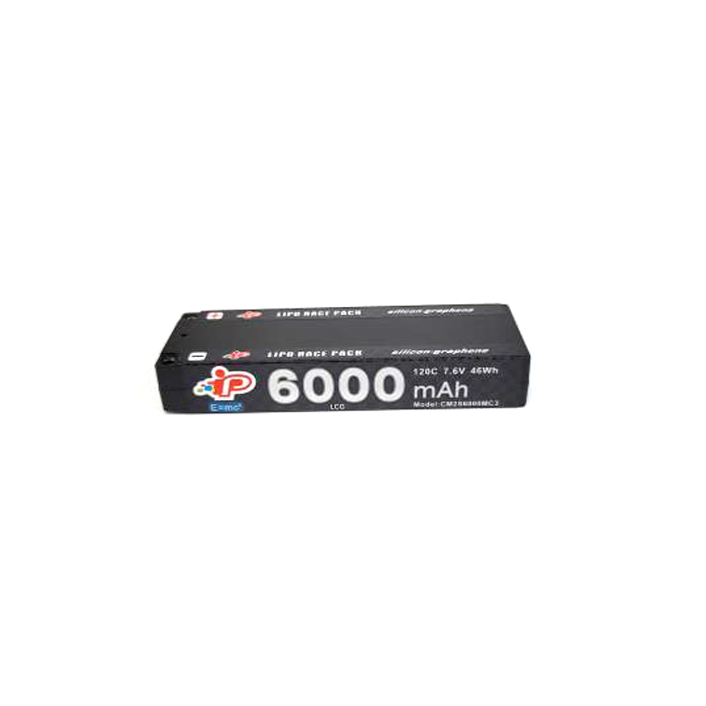 Intellect LiPo LiHV 6000mAh 2S 22.5mm Stick 7.6v IPCM2S6000MC3