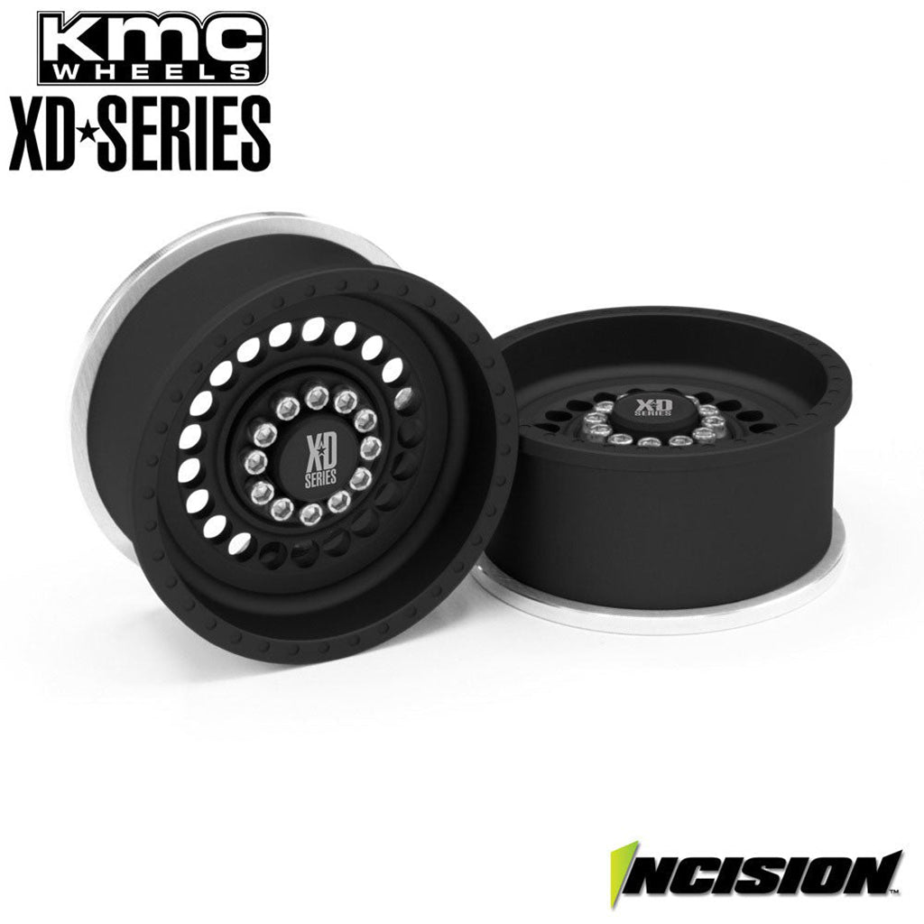 Vanquish Incision KMC 1.9 XD136 Panzer Wheels Blk