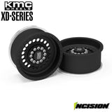 Vanquish Incision KMC 1.9 XD136 Panzer Wheels Blk