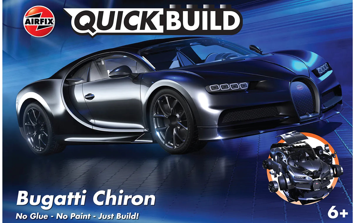 Airfix J6025 QUICKBUILD Bugatti Chiron - Black