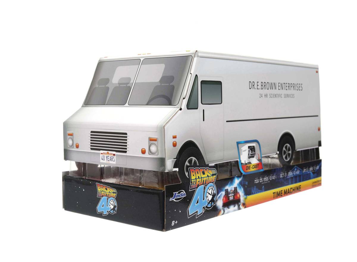 Jada 1/24 Back to the Future DeLorean with Truck Packaging