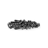 B6.4 Ti Top Hat Screw Set  Upper - Black (70pcs)