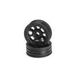 Hazard-1.9  RC10 Front Wheel-Black
