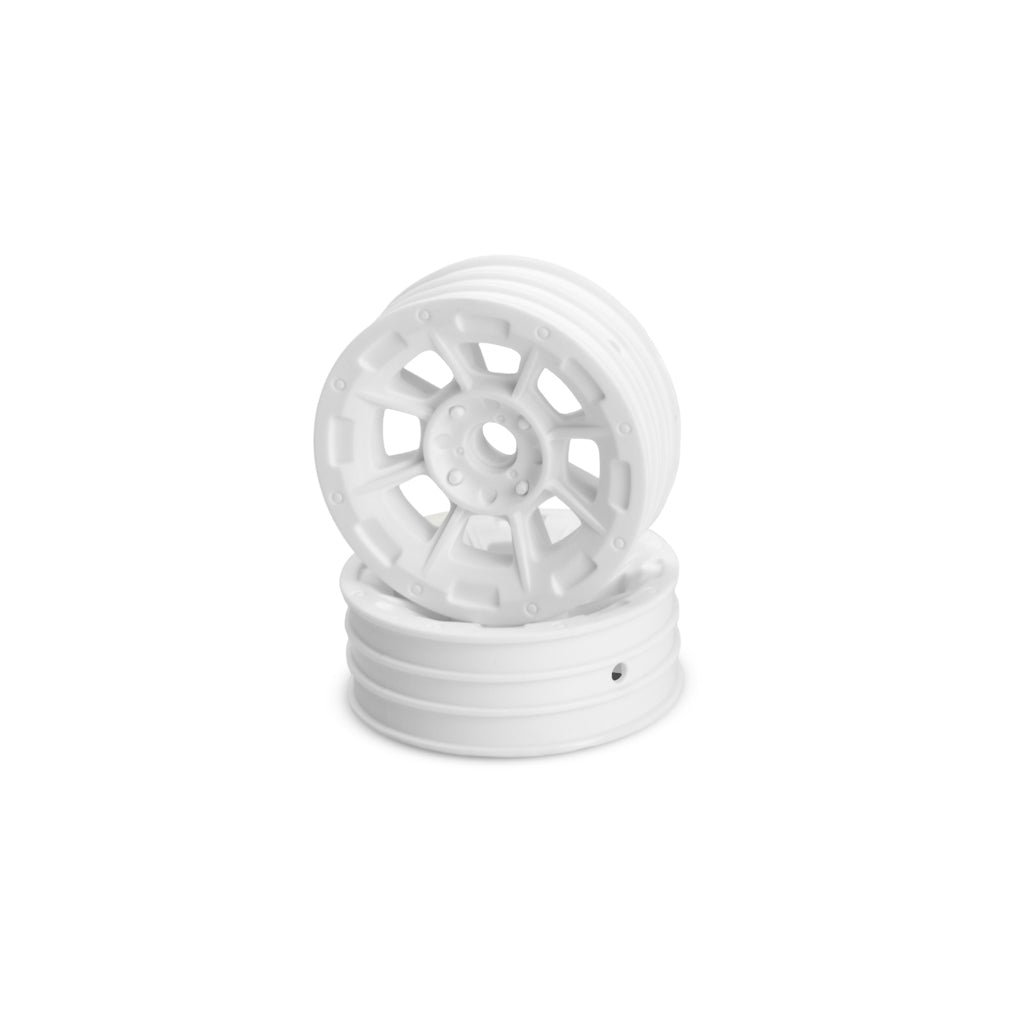 Hazard-1.9  RC10 Front Wheel-White
