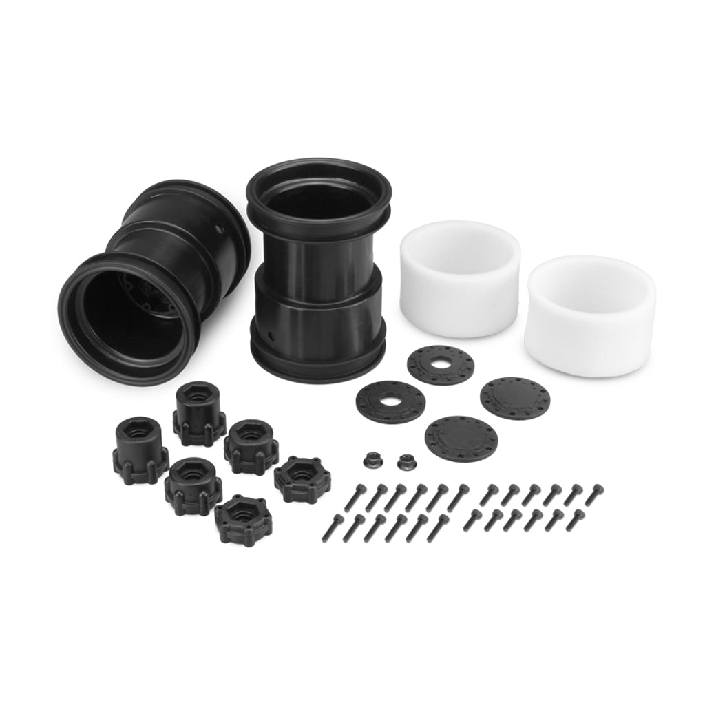 Tribute-2.6x3.6  Monster Truck Wheel Black-2pc