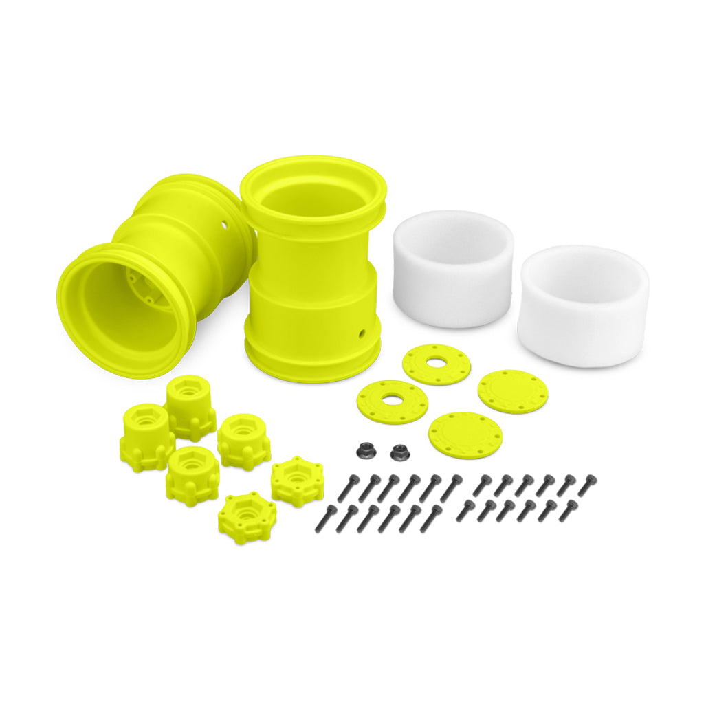Tribute-2.6x3.6  Monster Truck Wheel Yellow-2pc