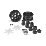 Dragon-2.6  Mega Truck Wheel-(Black)-2pc