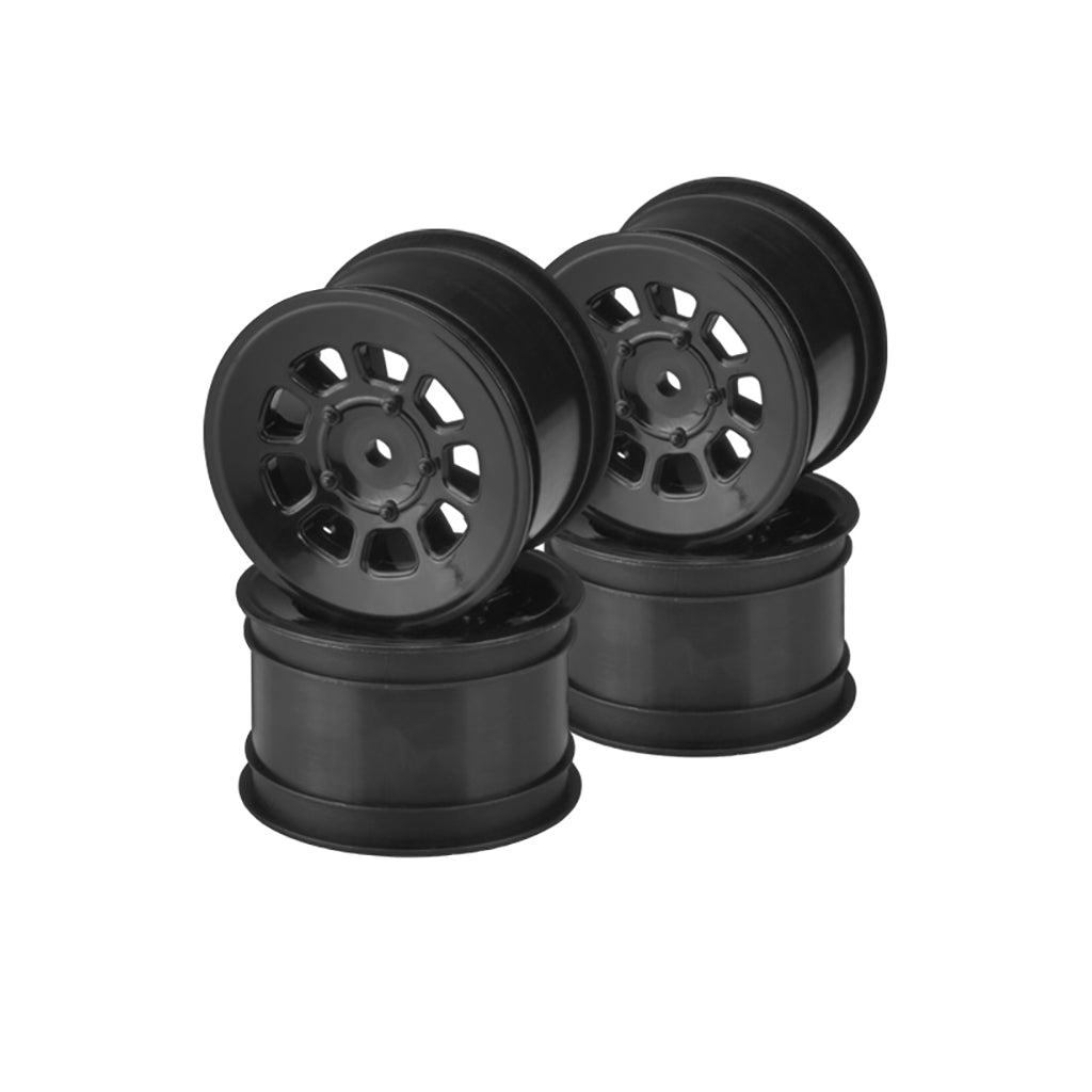 9 Shot - 2.2  Rear Wheel (Black) - 4pc