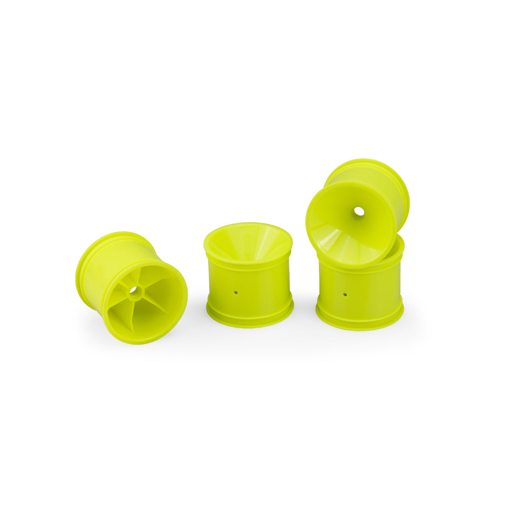 Mono Front Wheel- RC10T  T2  T3  GT- Yellow  pk4