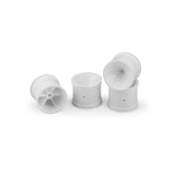 Mono Rear Wheel-RC10T T2 T3 GT(3/16  Axle)Wht-Pk4