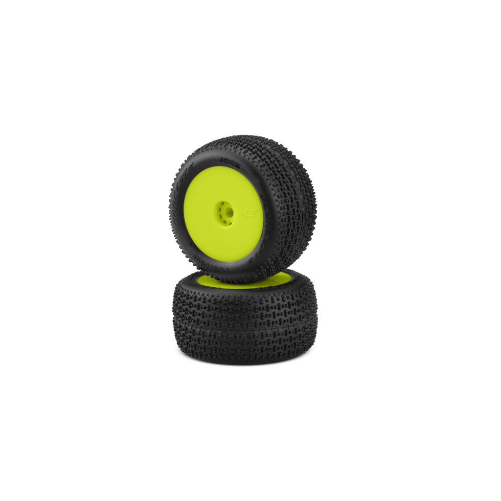 Twin Pin - Pink Compound- Pre-mounted  Ylw Wheels
