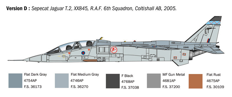 Italeri 1/72 Jaguar T2 RAF Trainer 1470