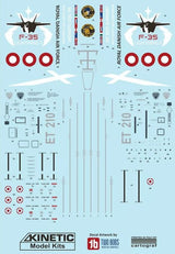 Kinetic Model Kits 1/48 General-Dynamics F-16B Press to Test Vikings (Royal Danish Air Force Viper) # 48159