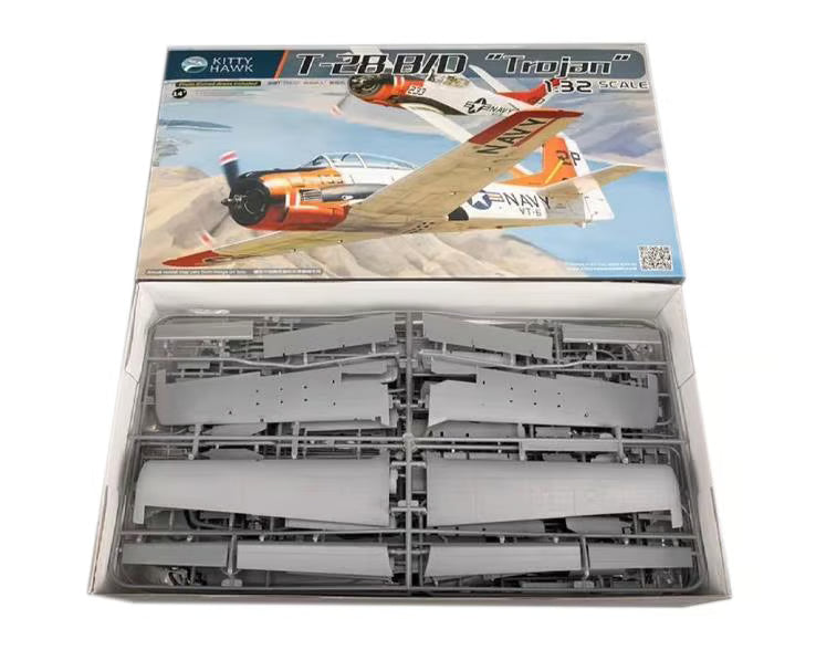Kitty Hawk 1/32 T-28B/D Trojan Model Kit KH32014