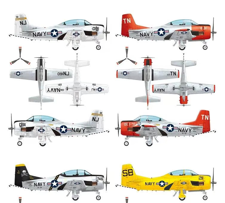 Kitty Hawk 1/32 T-28C Trojan Model Kit KH32015