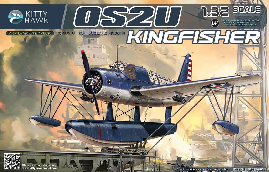 Kitty Hawk 1/32 OS2U  KingFisher Model Kit