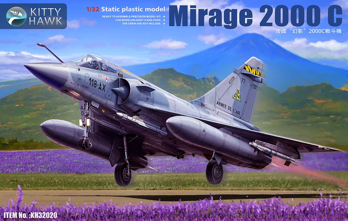 Kitty Hawk 1/32 Mirage 2000 C Model Kit