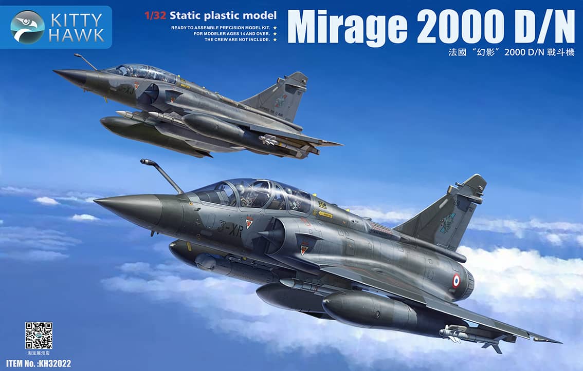 Kitty Hawk 1/32 Mirage 2000 D/N Model Kit