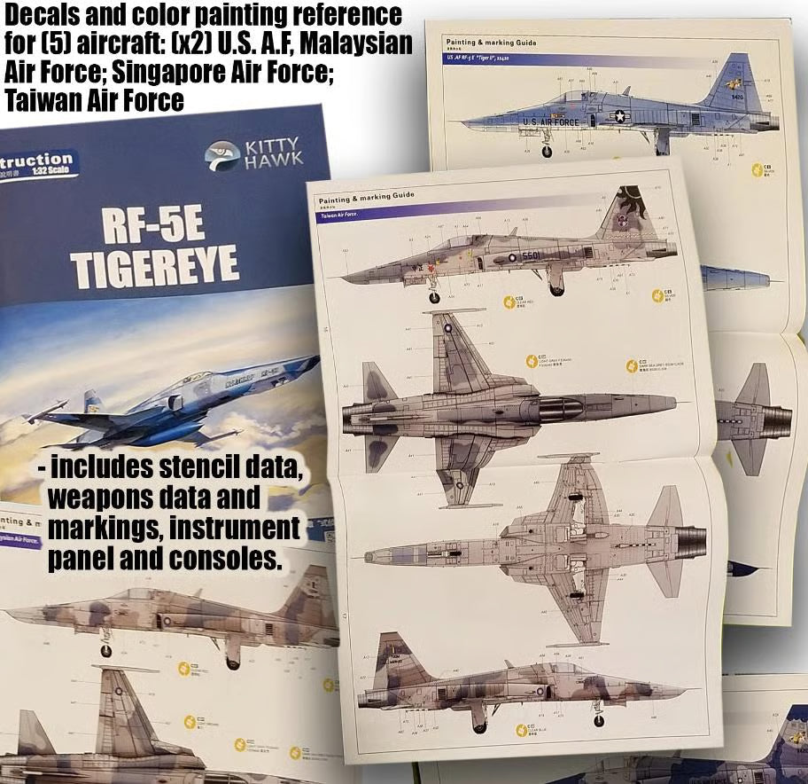 Kitty Hawk 1/32 RF-5E Tigereye Model Kit KH32023