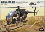 Kitty Hawk 1/35 AH-6M/MH-6M Nighttalker with Figures Model Kit