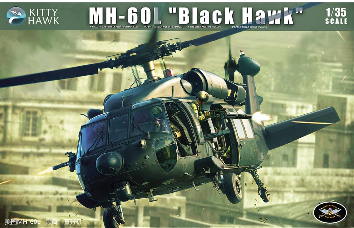 Kitty Hawk 1/35 MH-60L Black Hawk Model Kit